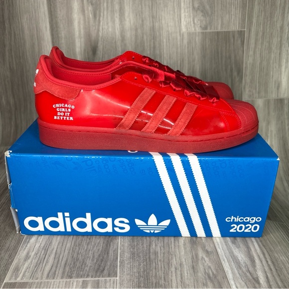 Adidas Bold Red Sneakers - Picture 1 of 10